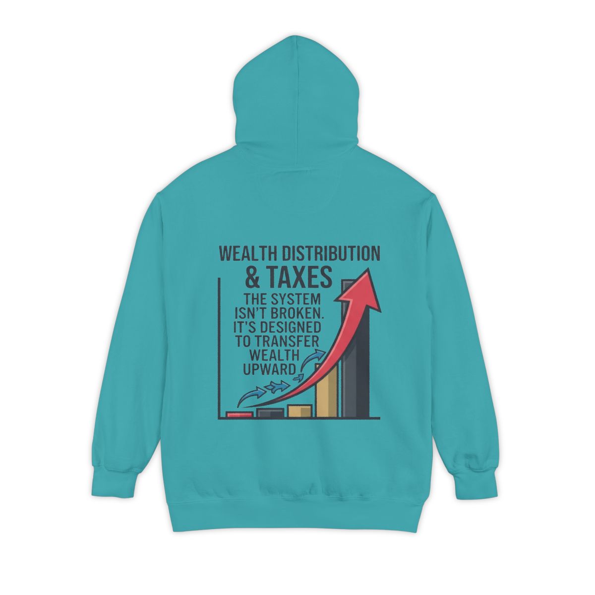 Color: Seafoam | Protest Series - Follow The Money Garment-Dyed Hoodie
