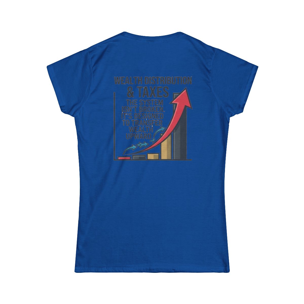 Color: Royal | Protest Series - Follow The Money Women's Tee