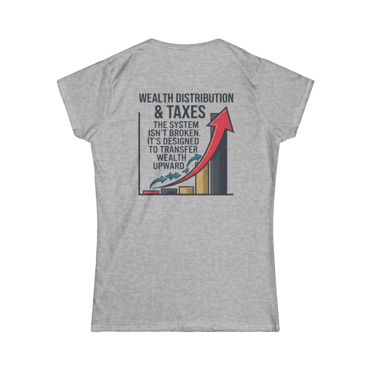 Color: Sport Grey | Protest Series - Follow The Money Women's Tee