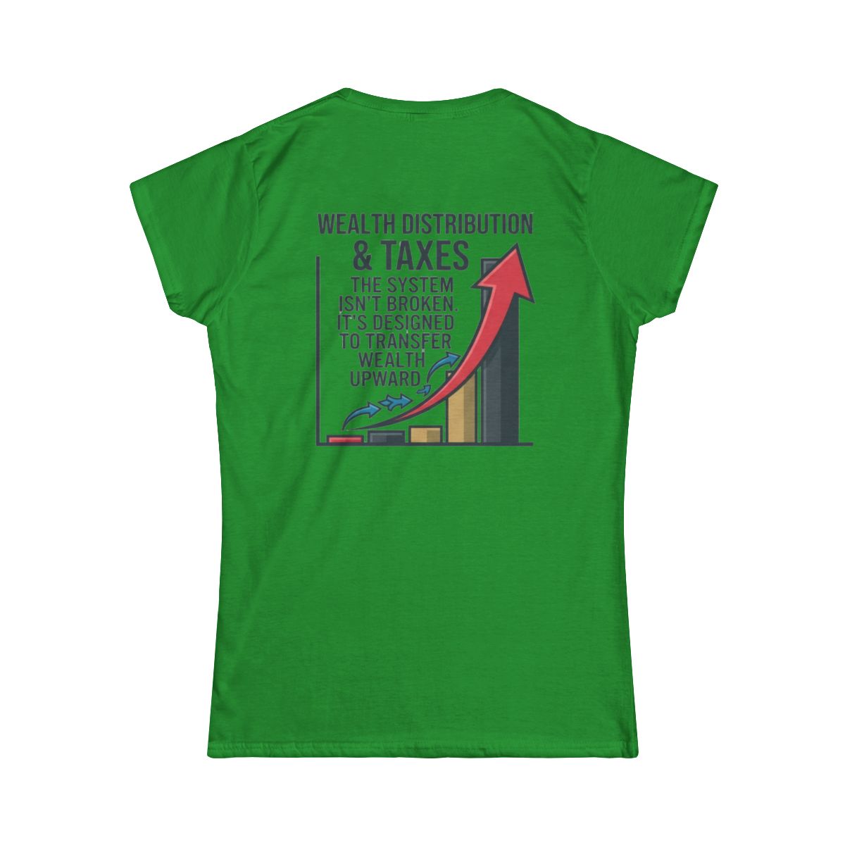 Color: Irish Green | Protest Series - Follow The Money Women's Tee