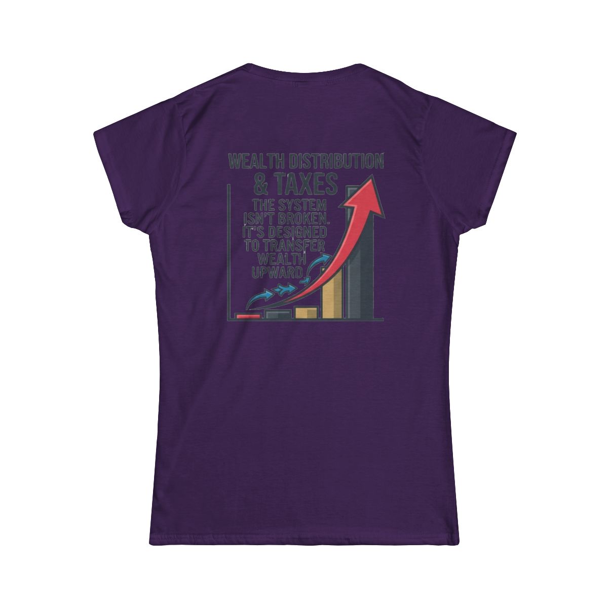 Color: Purple | Protest Series - Follow The Money Women's Tee