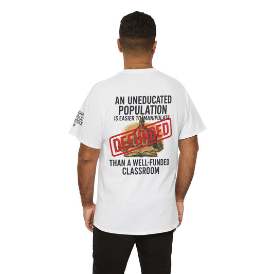 Color: White | Protest Series - Fund Public Schools Premium Graphic Tee