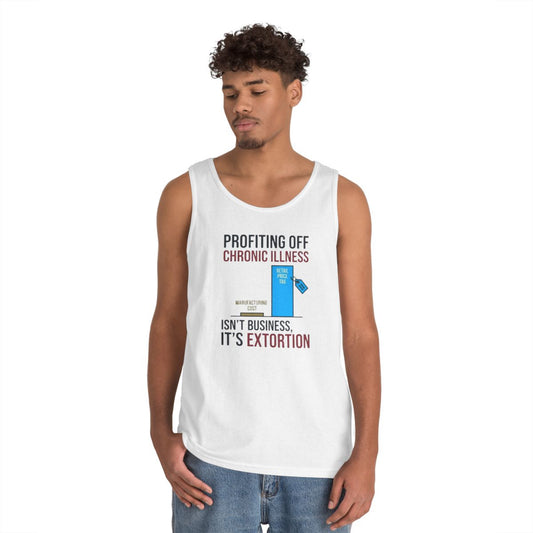 Color: White | Protest Series - Healthcare Is A Right Tank Top