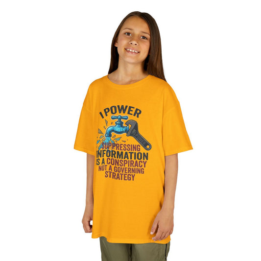 Color: Gold | Protest Series - Let It Flow Kids Tee