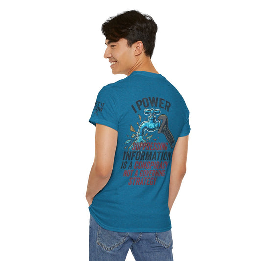 Color: Antique Sapphire | Protest Series - Let It Flow Premium Graphic Tee