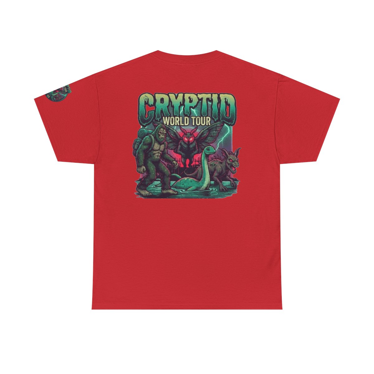 Color: Red | Puzizia (Global-Cryptid Mashup) Cryptid World Tour Premium Graphic Tee