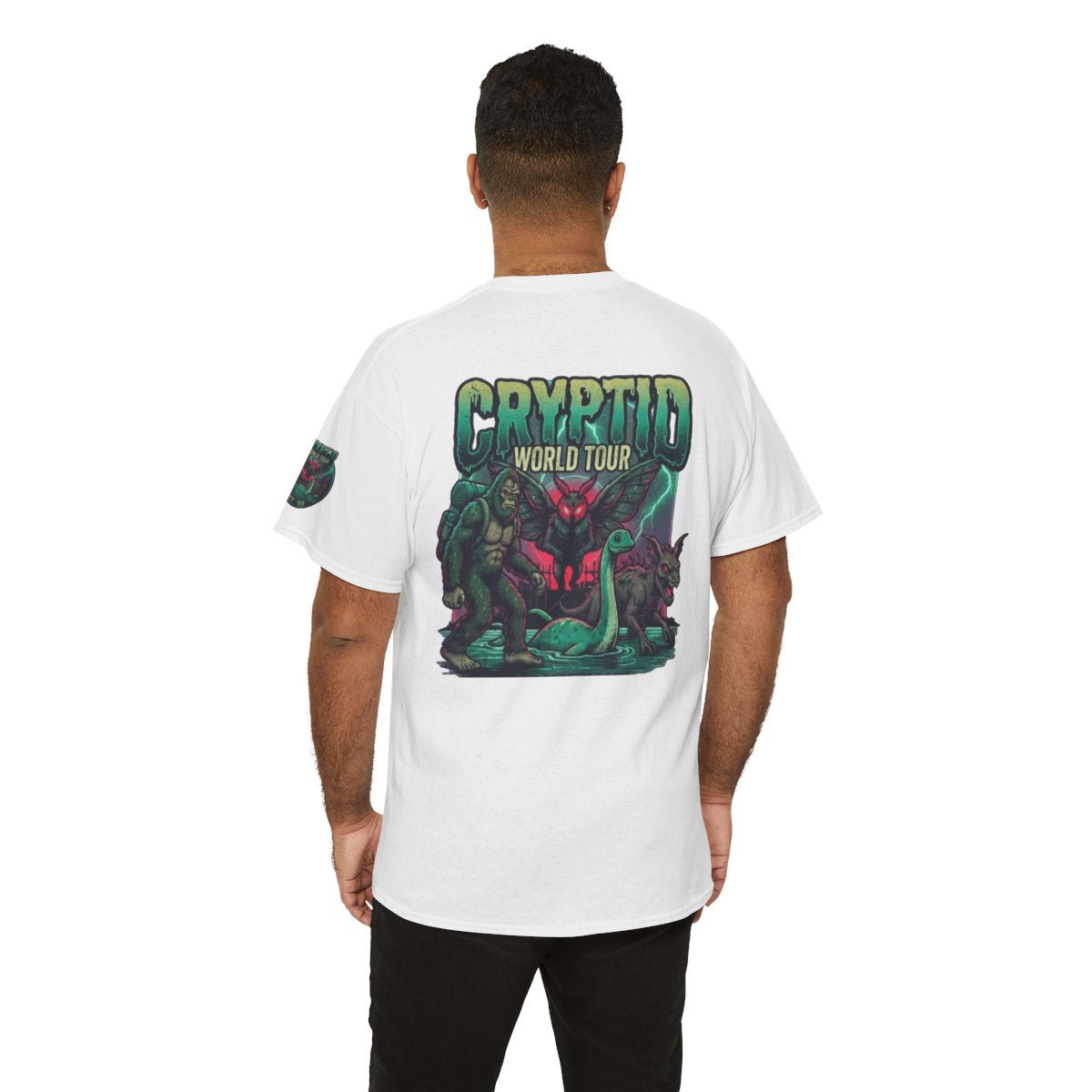 Color: White | Puzizia (Global-Cryptid Mashup) Cryptid World Tour Premium Graphic Tee