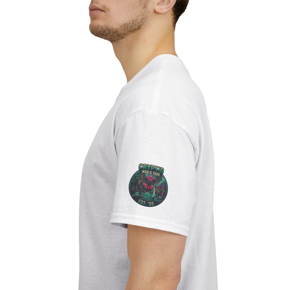 Color: White | Puzizia (Global-Cryptid Mashup) Cryptid World Tour Premium Graphic Tee