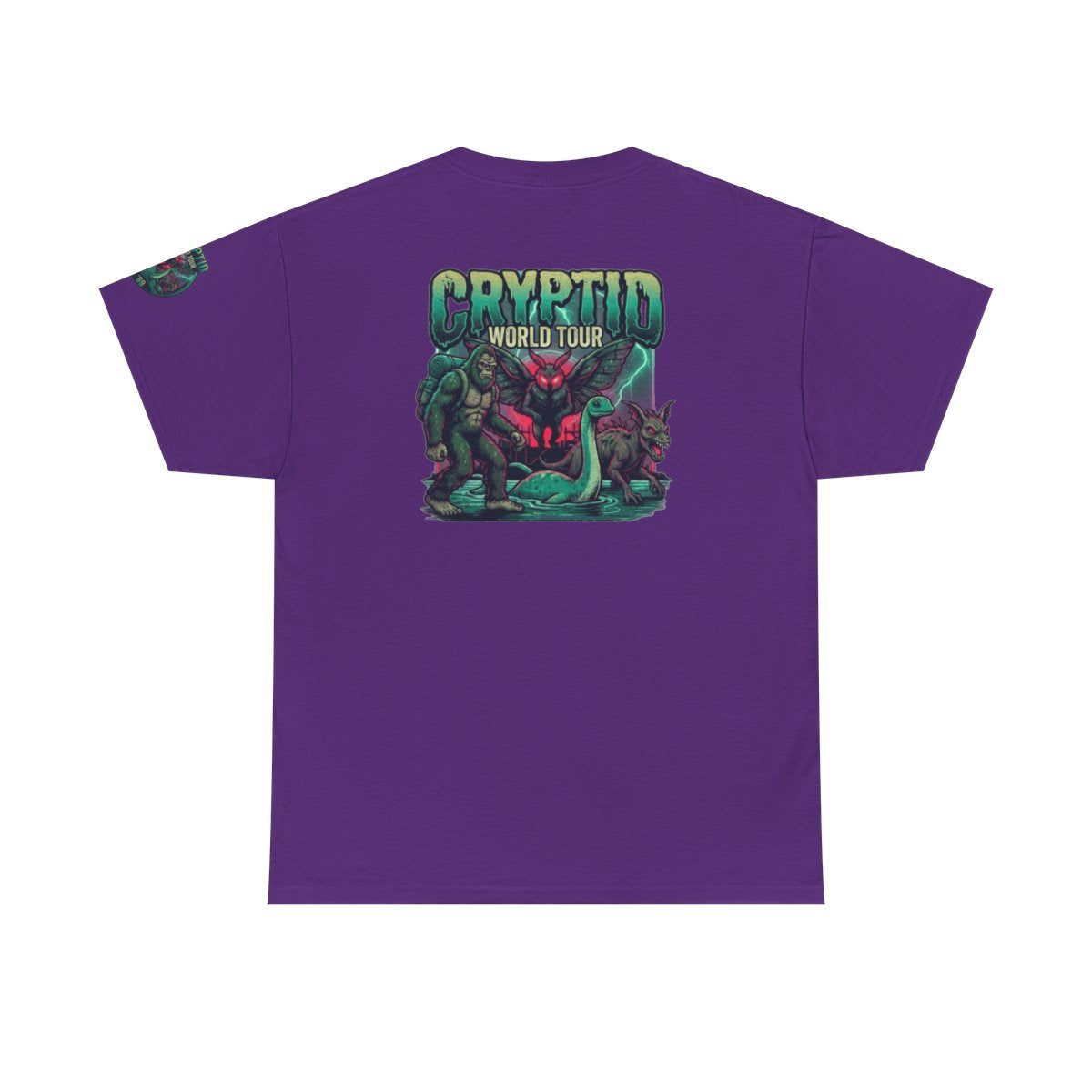 Color: Purple | Puzizia (Global-Cryptid Mashup) Cryptid World Tour Premium Graphic Tee