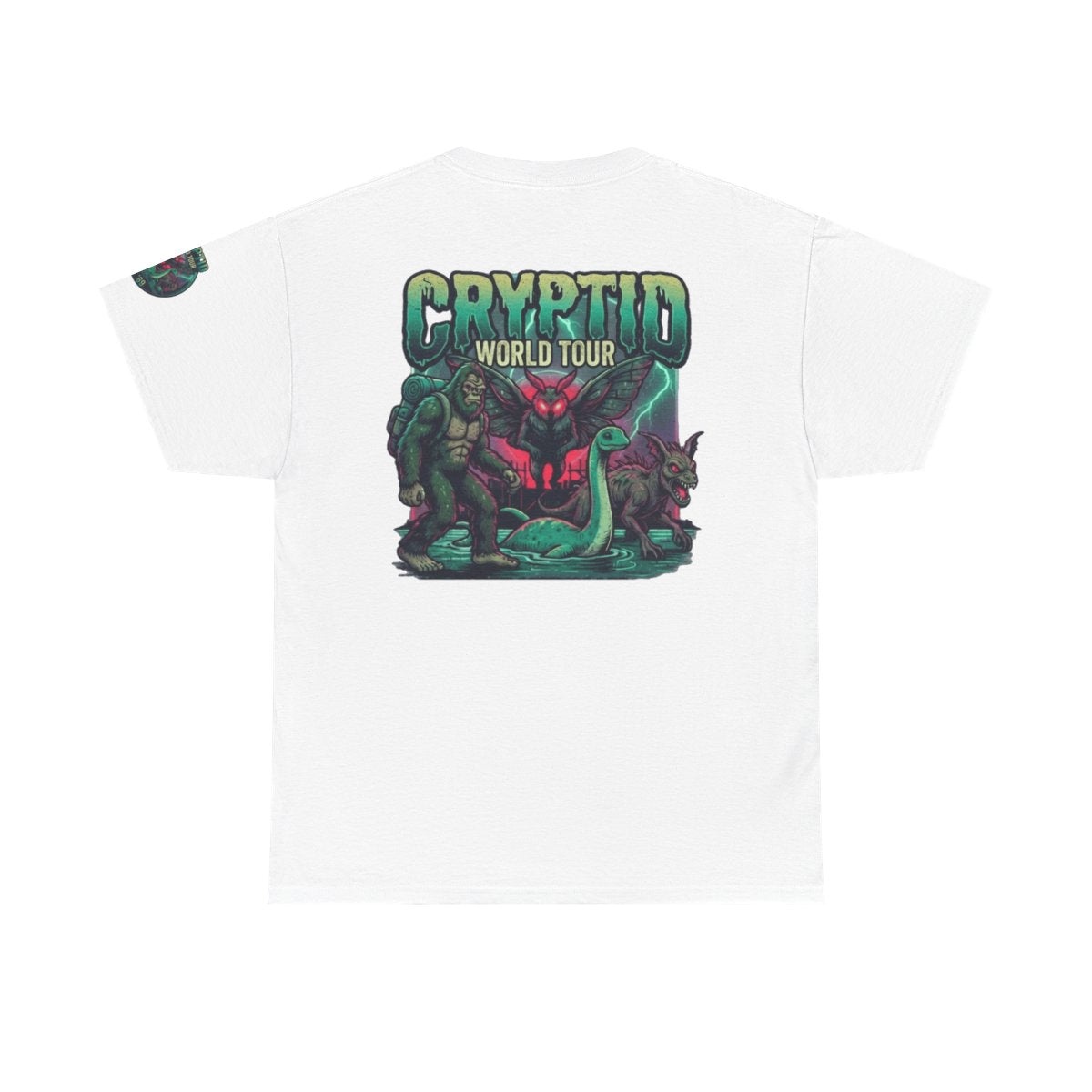 Color: White | Puzizia (Global-Cryptid Mashup) Cryptid World Tour Premium Graphic Tee