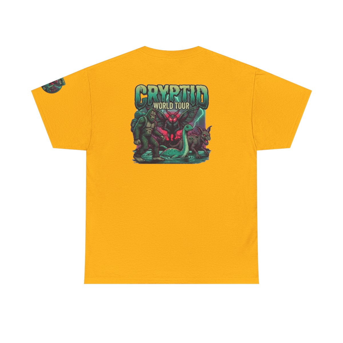 Color: Gold | Puzizia (Global-Cryptid Mashup) Cryptid World Tour Premium Graphic Tee
