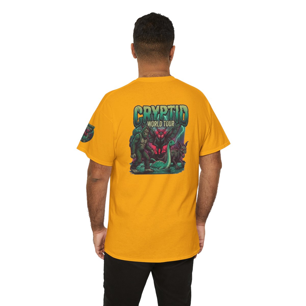 Color: Gold | Puzizia (Global-Cryptid Mashup) Cryptid World Tour Premium Graphic Tee