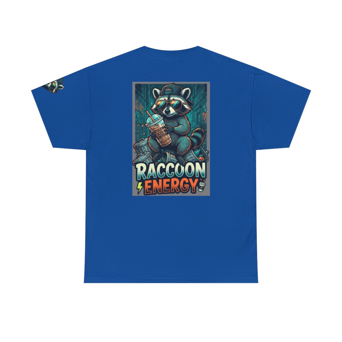 Color: Royal | Raccoon Energy Premium Graphic Tee