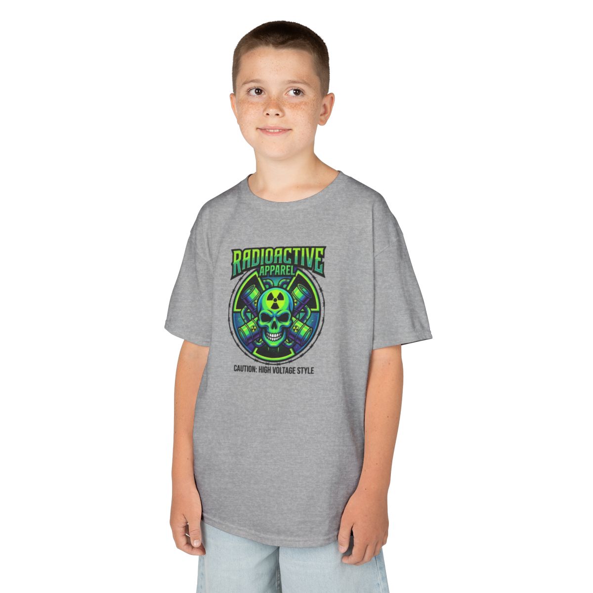 Color: Sport Grey | Radioactive Apparel Kids Tee