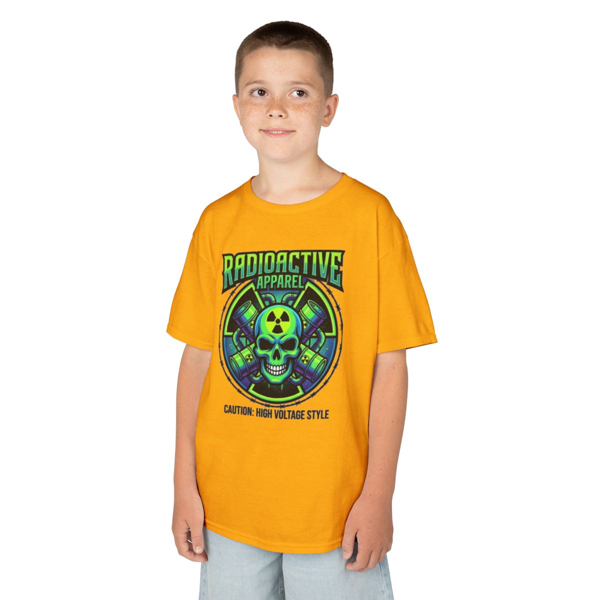 Color: Gold | Radioactive Apparel Kids Tee