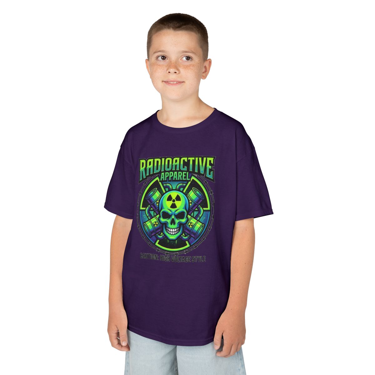 Color: Purple | Radioactive Apparel Kids Tee