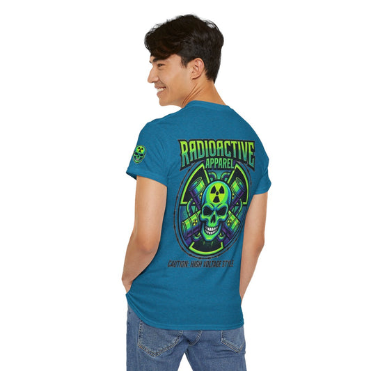 Color: Antique Sapphire | Radioactive Apparel Premium Graphic Tee