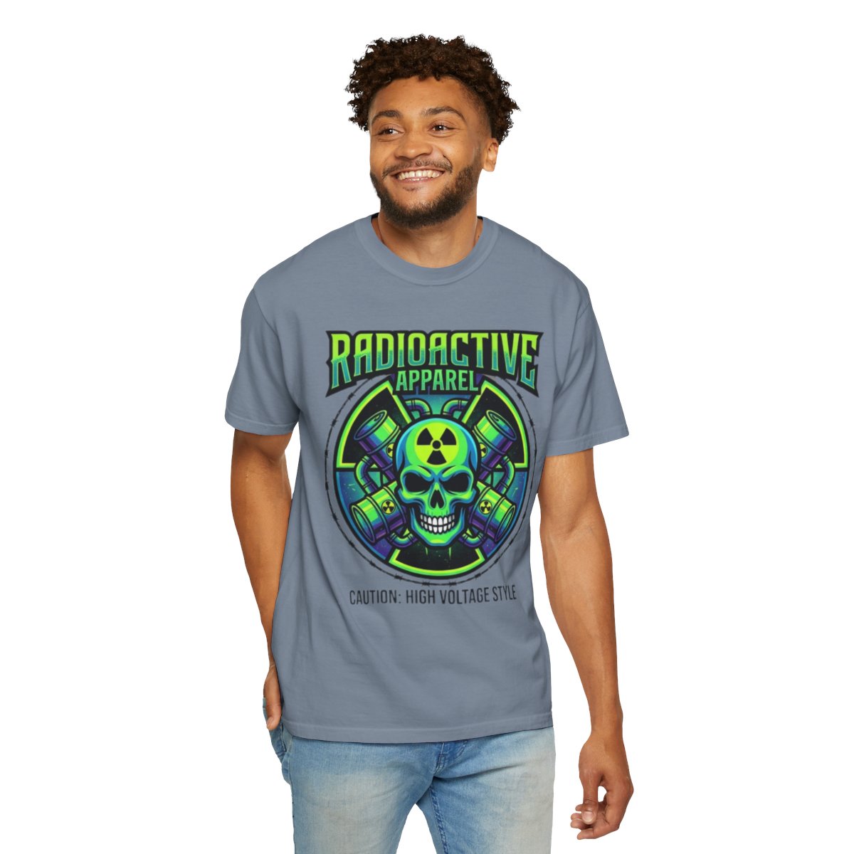 Color: Blue Jean | Radioactive Apparel Unisex Garment-Dyed Tee