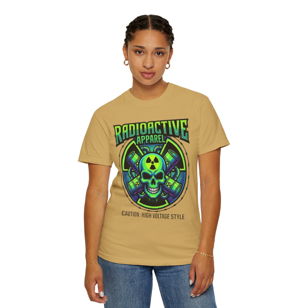 Color: Mustard | Radioactive Apparel Unisex Garment-Dyed Tee