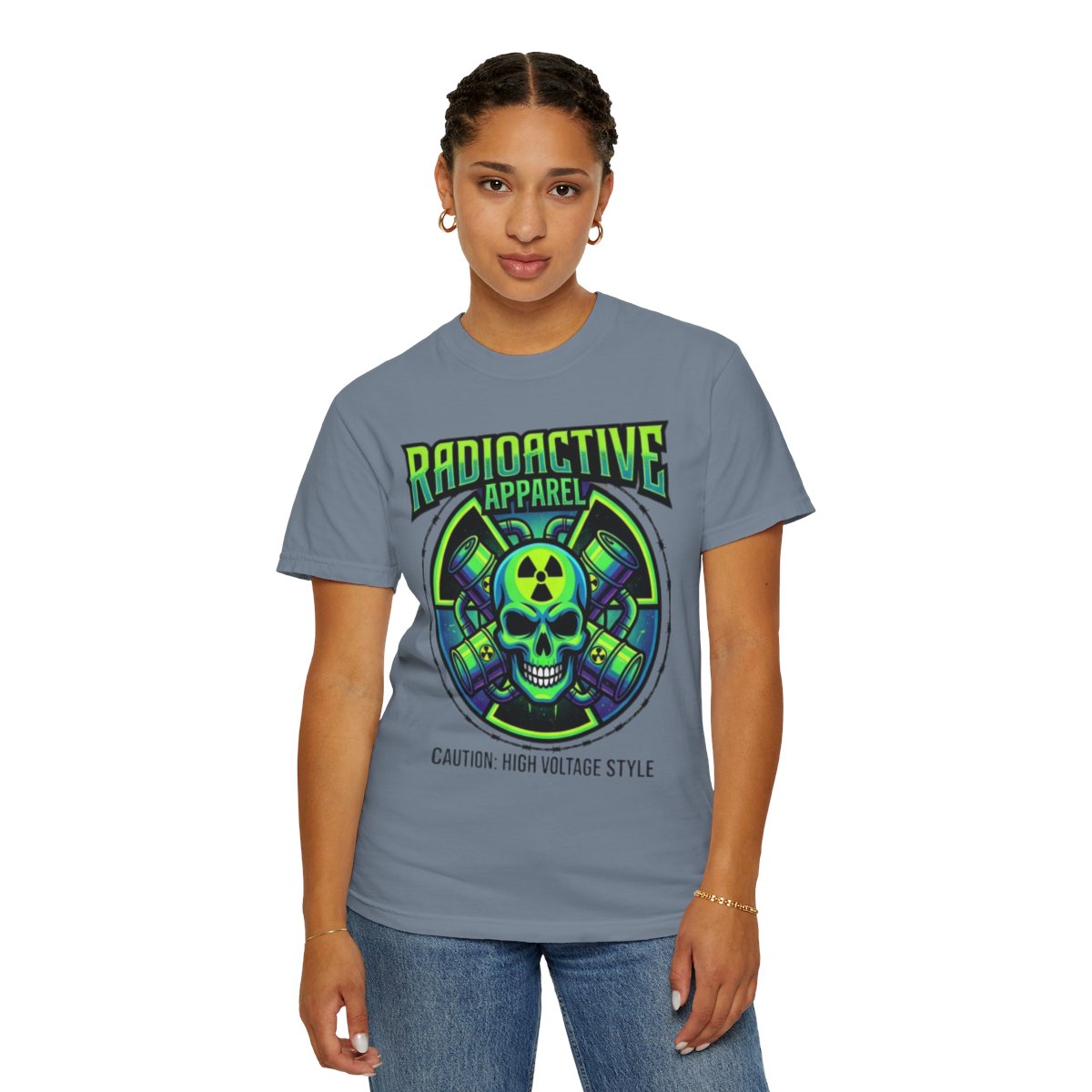 Color: Blue Jean | Radioactive Apparel Unisex Garment-Dyed Tee