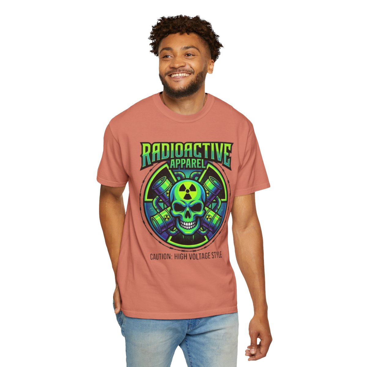 Color: Terracotta | Radioactive Apparel Unisex Garment-Dyed Tee
