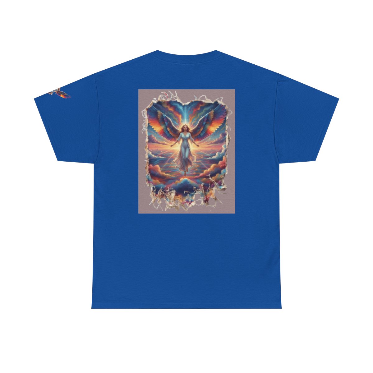 Color: Royal | Rainbow Angel Premium Graphic Tee