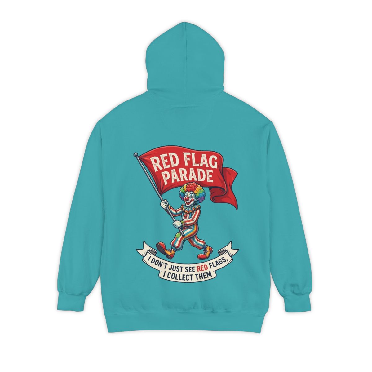 Color: Seafoam | Red Flag Parade Garment-Dyed Hoodie