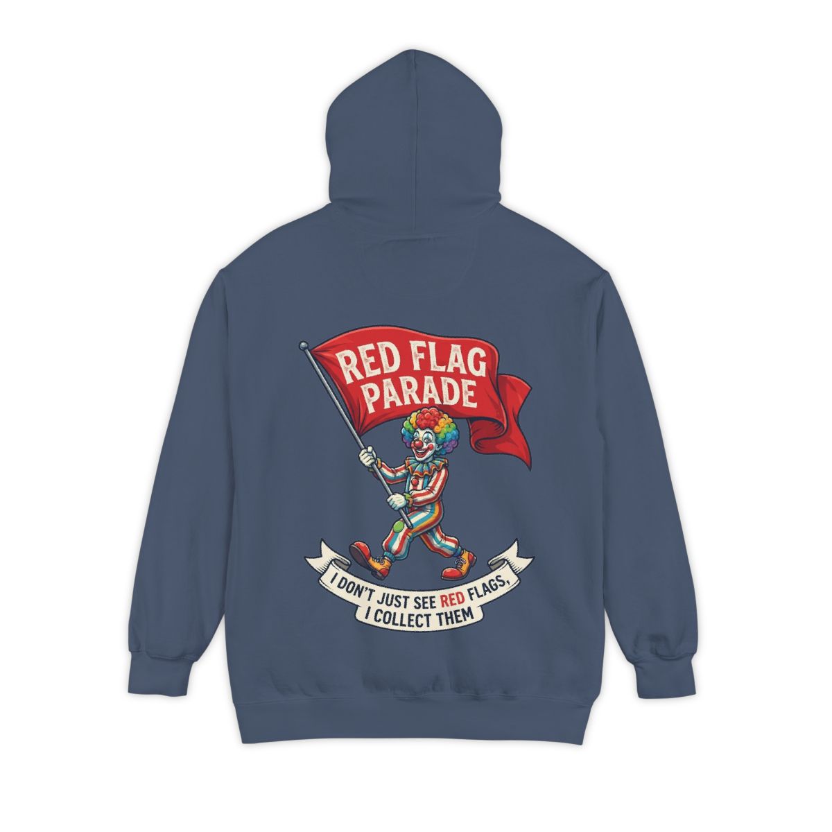 Color: Denim | Red Flag Parade Garment-Dyed Hoodie