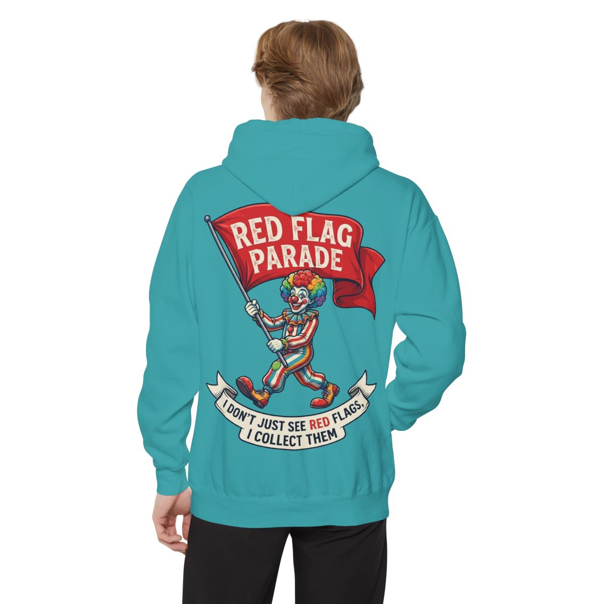 Color: Seafoam | Red Flag Parade Garment-Dyed Hoodie