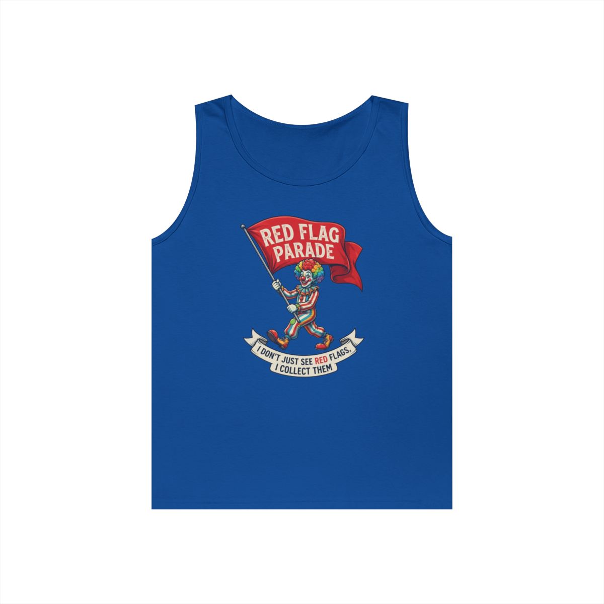 Color: Royal | Red Flag Parade Tank Top