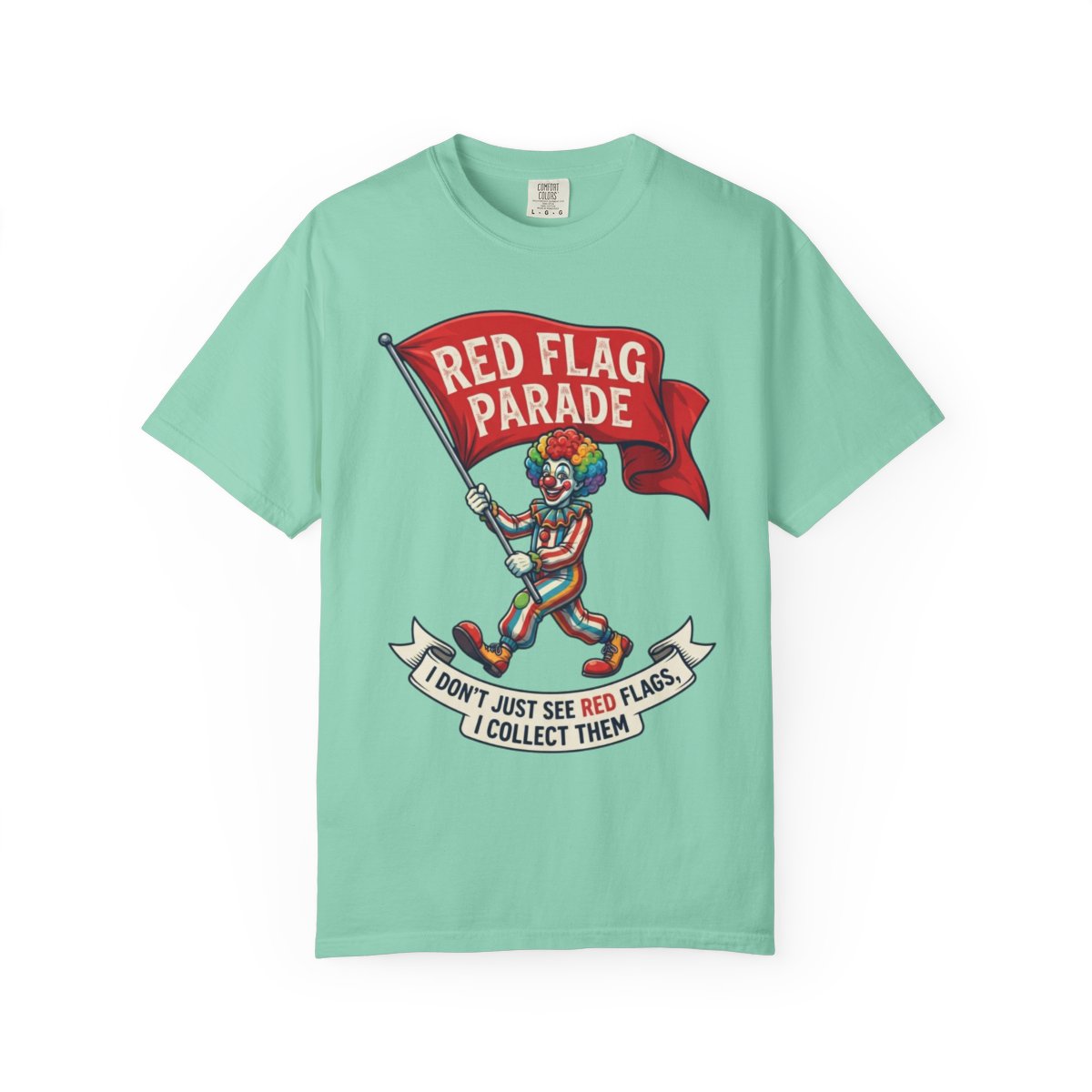 Color: Island Reef | Red Flag Parade Unisex Garment-Dyed Tee