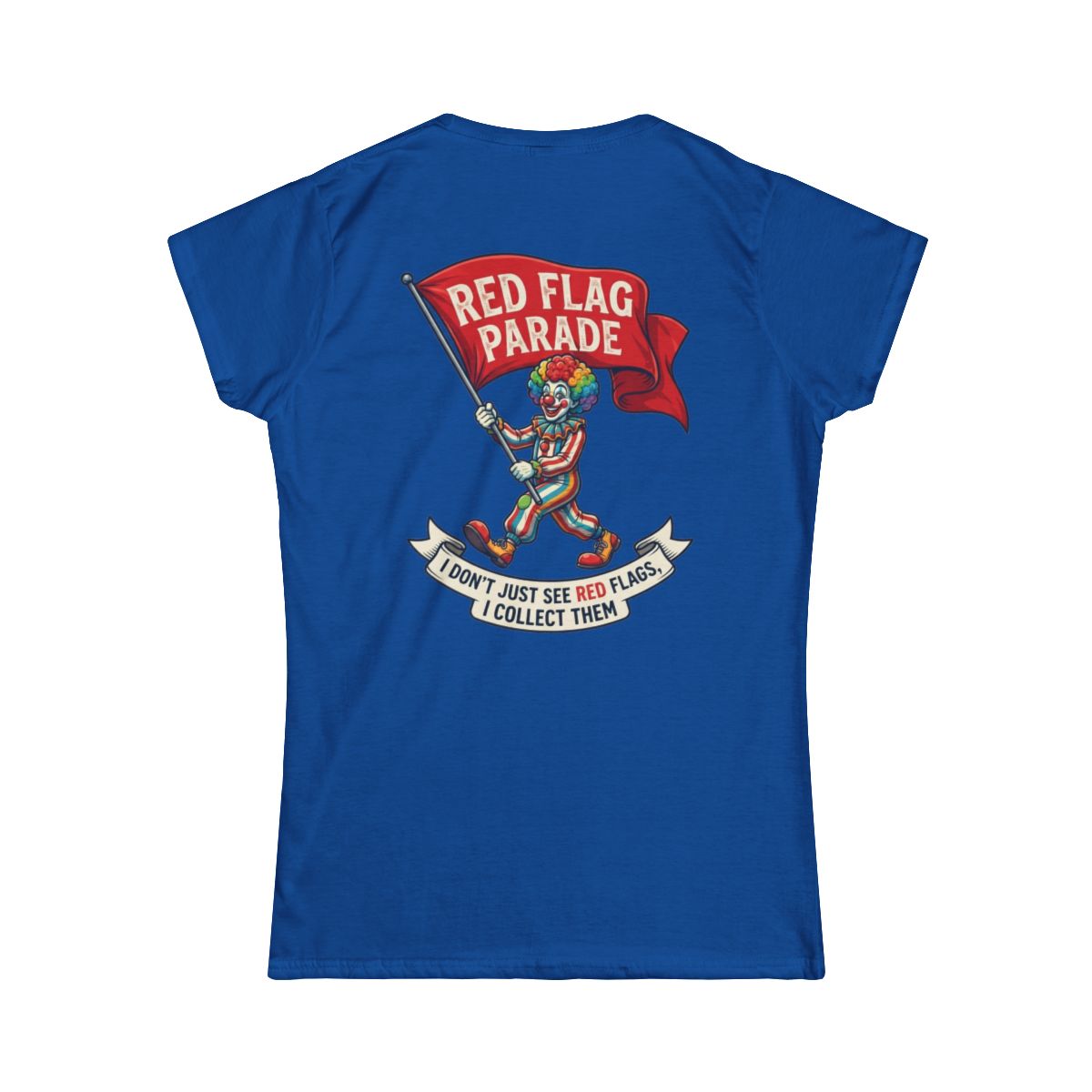 Color: Royal | Red Flag Parade Women's Tee