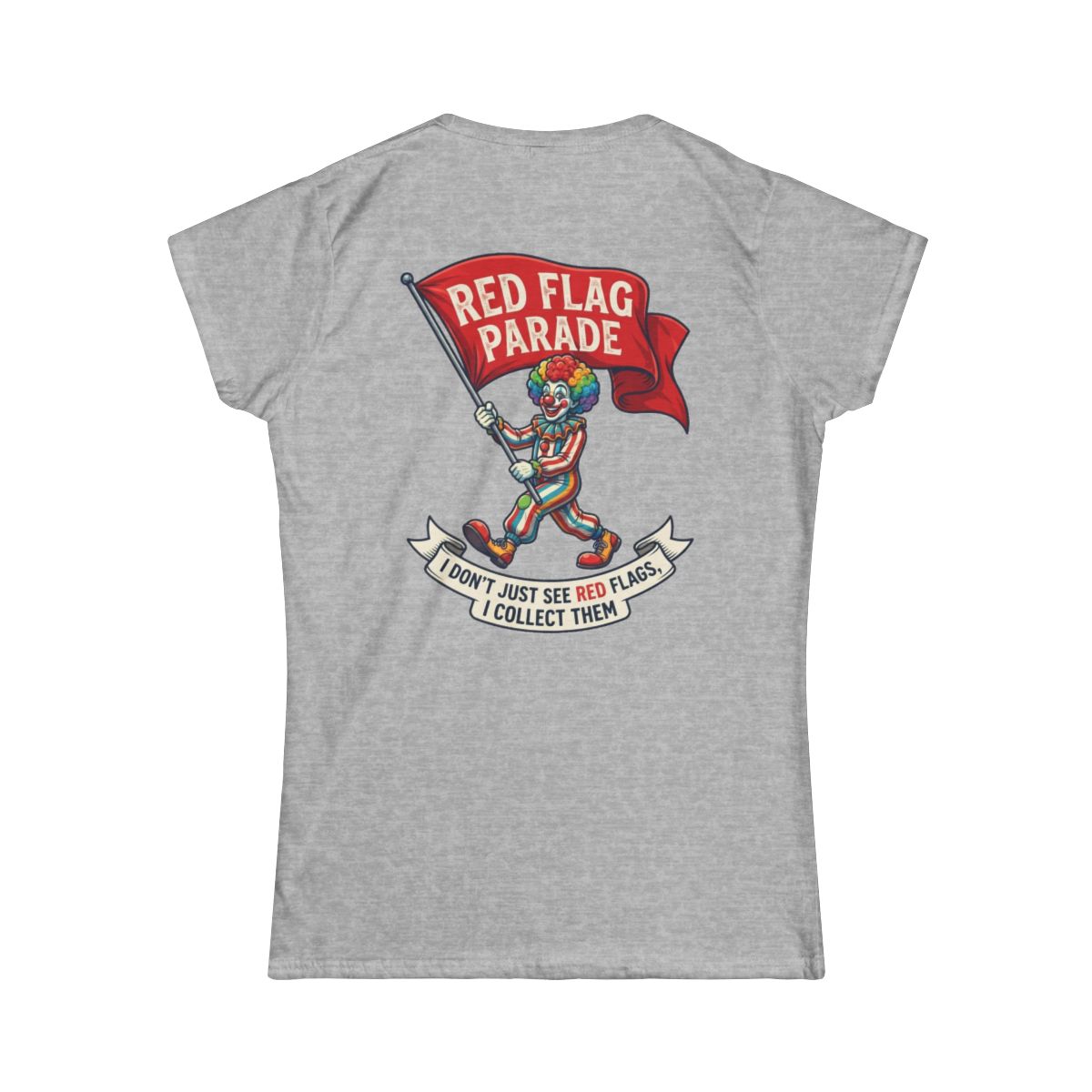 Color: Sport Grey | Red Flag Parade Women's Tee