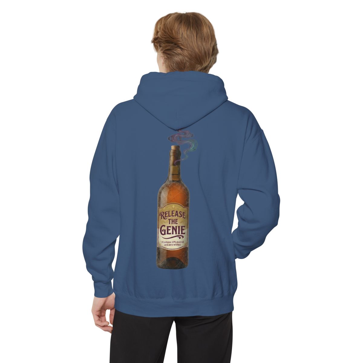 Color: True Navy | Release the Genie Garment-Dyed Hoodie
