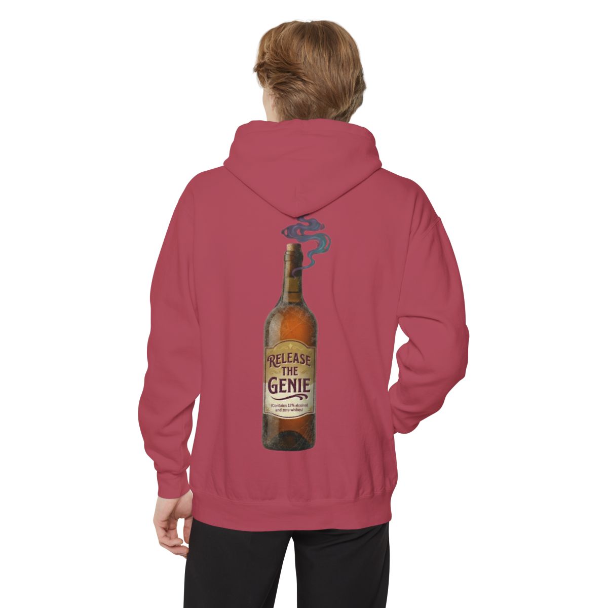Color: Crimson | Release the Genie Garment-Dyed Hoodie