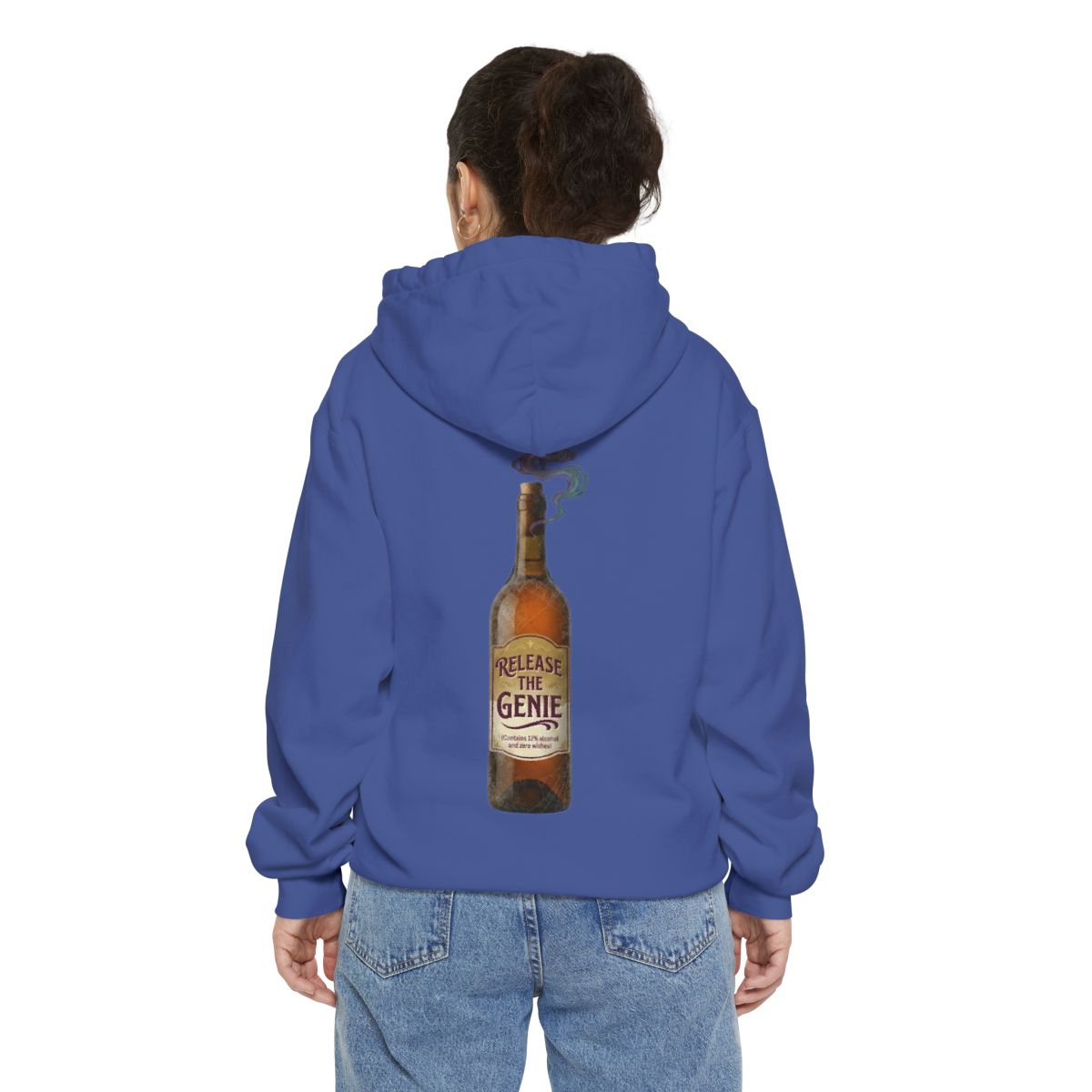 Color: Flo Blue | Release the Genie Garment-Dyed Hoodie