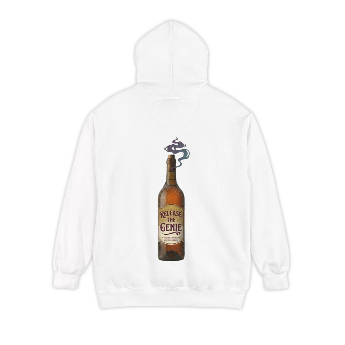 Color: White | Release the Genie Garment-Dyed Hoodie