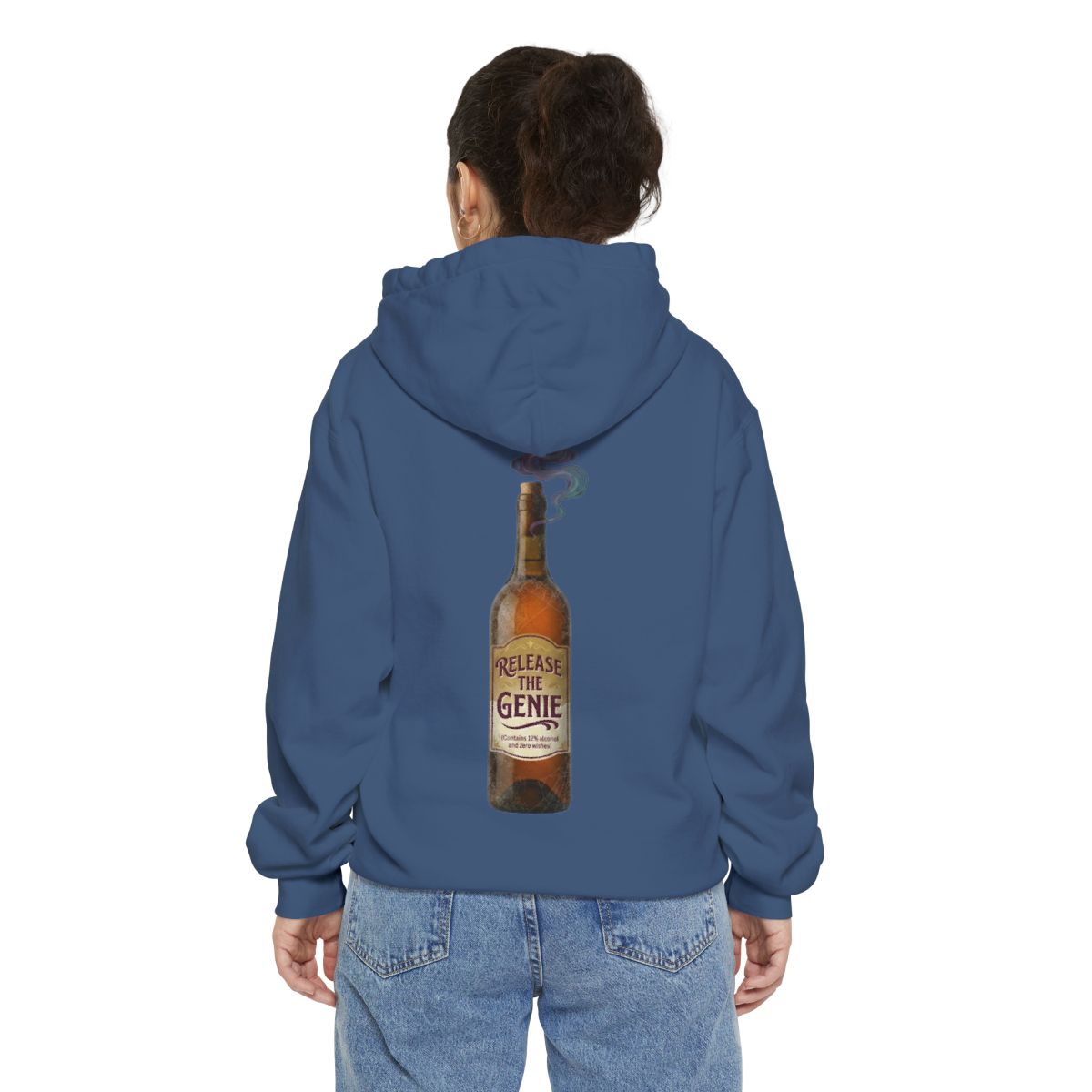 Color: True Navy | Release the Genie Garment-Dyed Hoodie