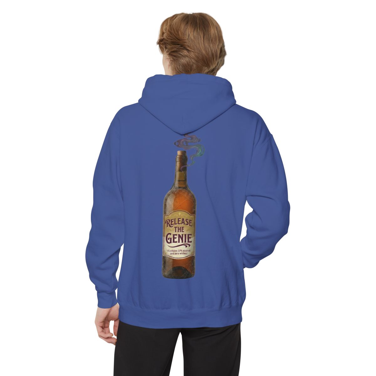 Color: Flo Blue | Release the Genie Garment-Dyed Hoodie