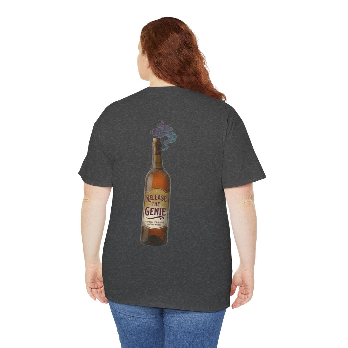 Color: Dark Heather | Release the Genie Premium Graphic Tee