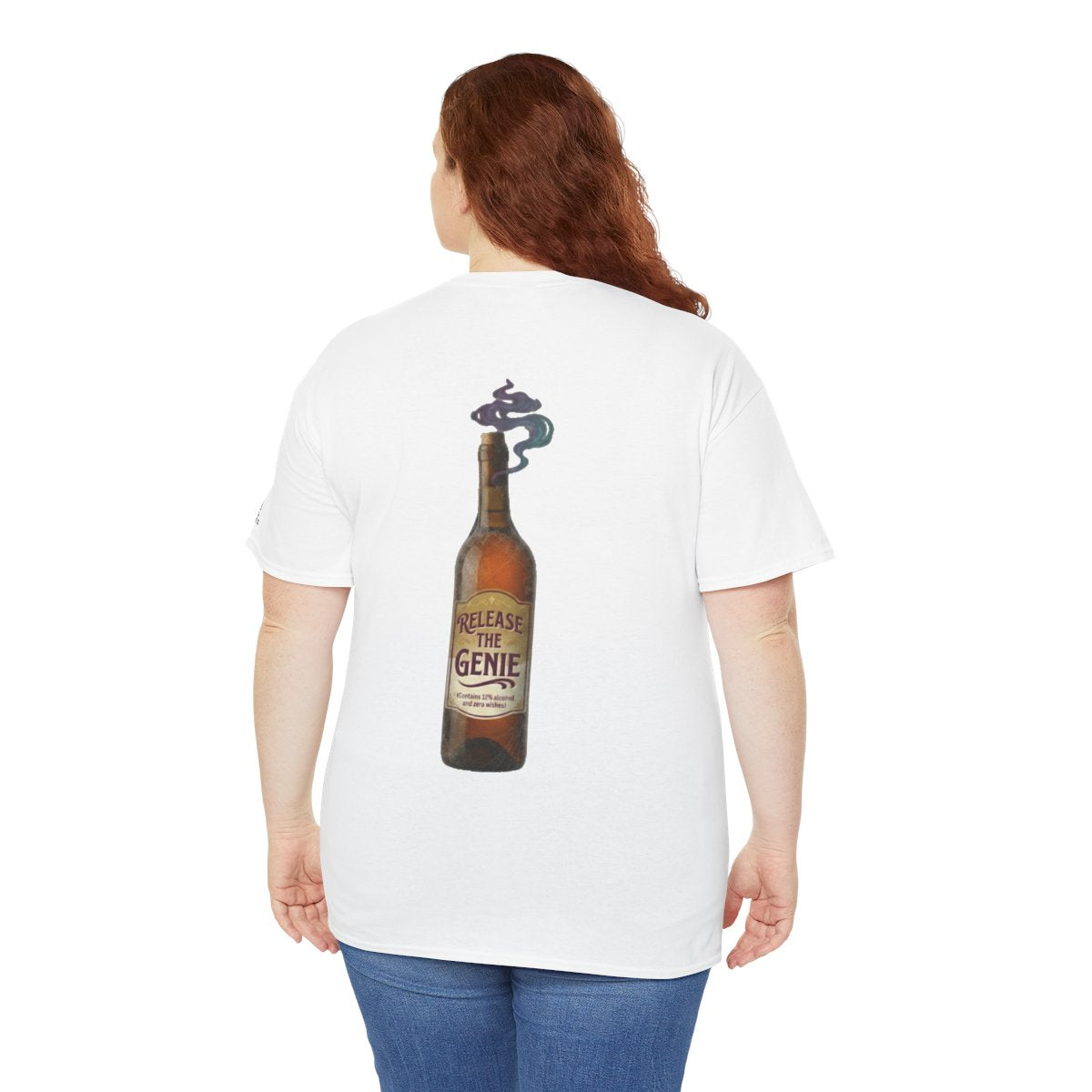 Color: White | Release the Genie Premium Graphic Tee