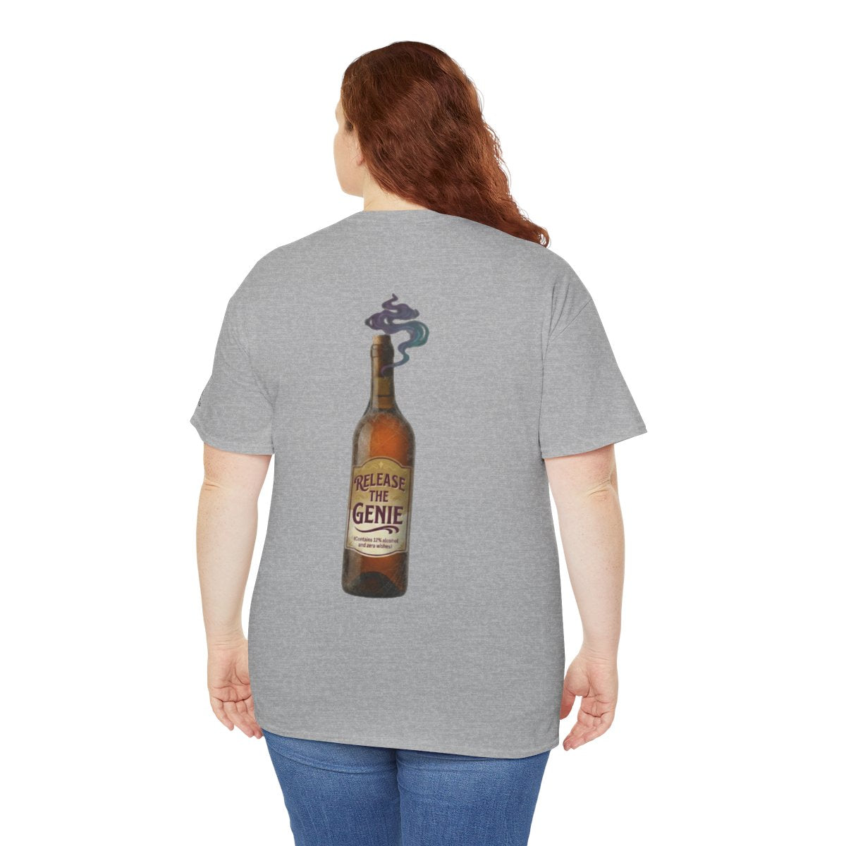 Color: Sport Grey | Release the Genie Premium Graphic Tee