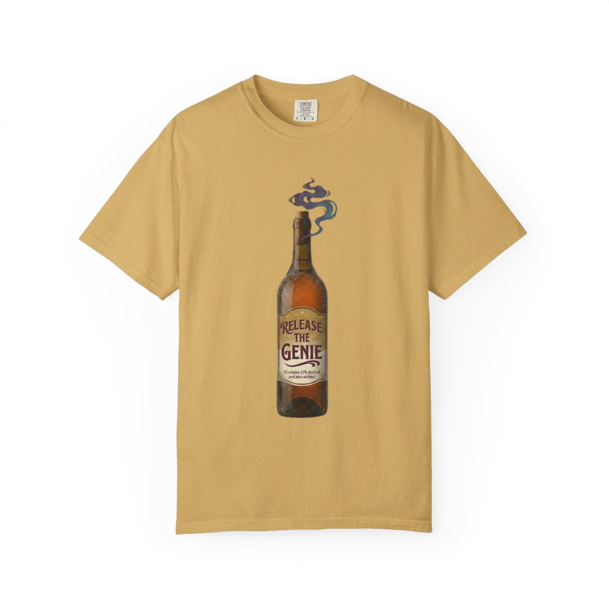 Color: Mustard | Release the Genie Unisex Garment-Dyed Tee