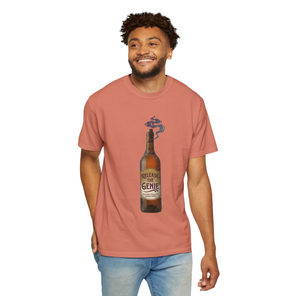 Color: Terracotta | Release the Genie Unisex Garment-Dyed Tee