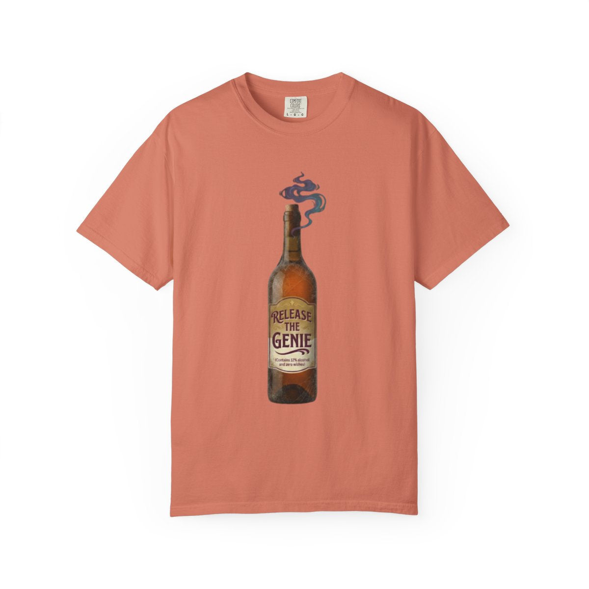 Color: Terracotta | Release the Genie Unisex Garment-Dyed Tee