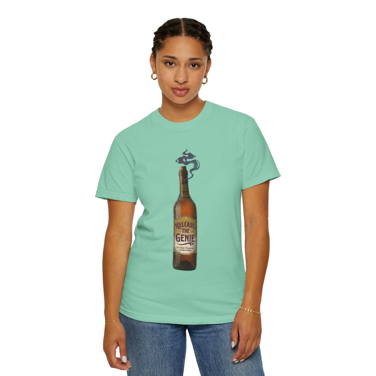 Color: Island Reef | Release the Genie Unisex Garment-Dyed Tee