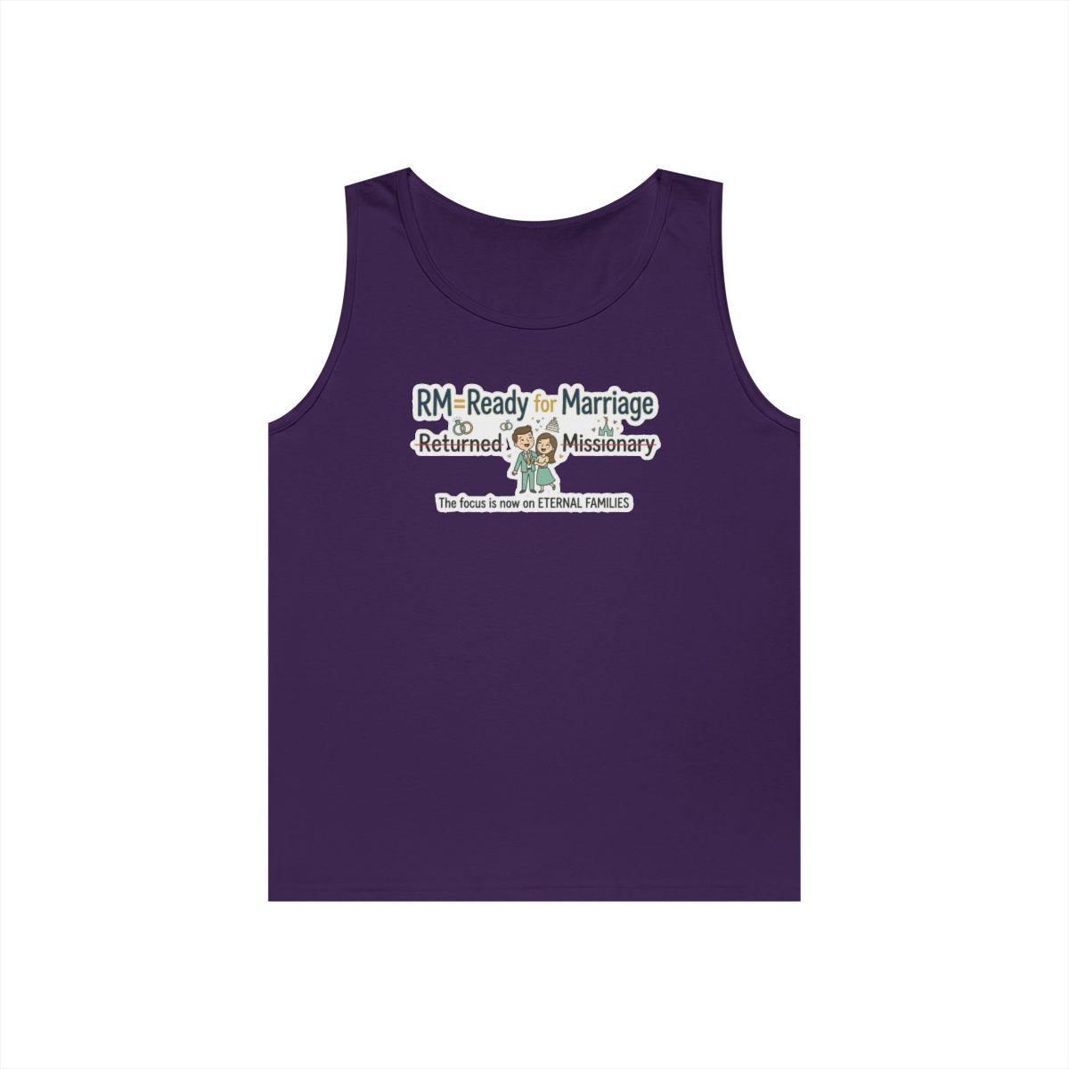 Color: Purple | RM=Ready for Marriage Tank Top