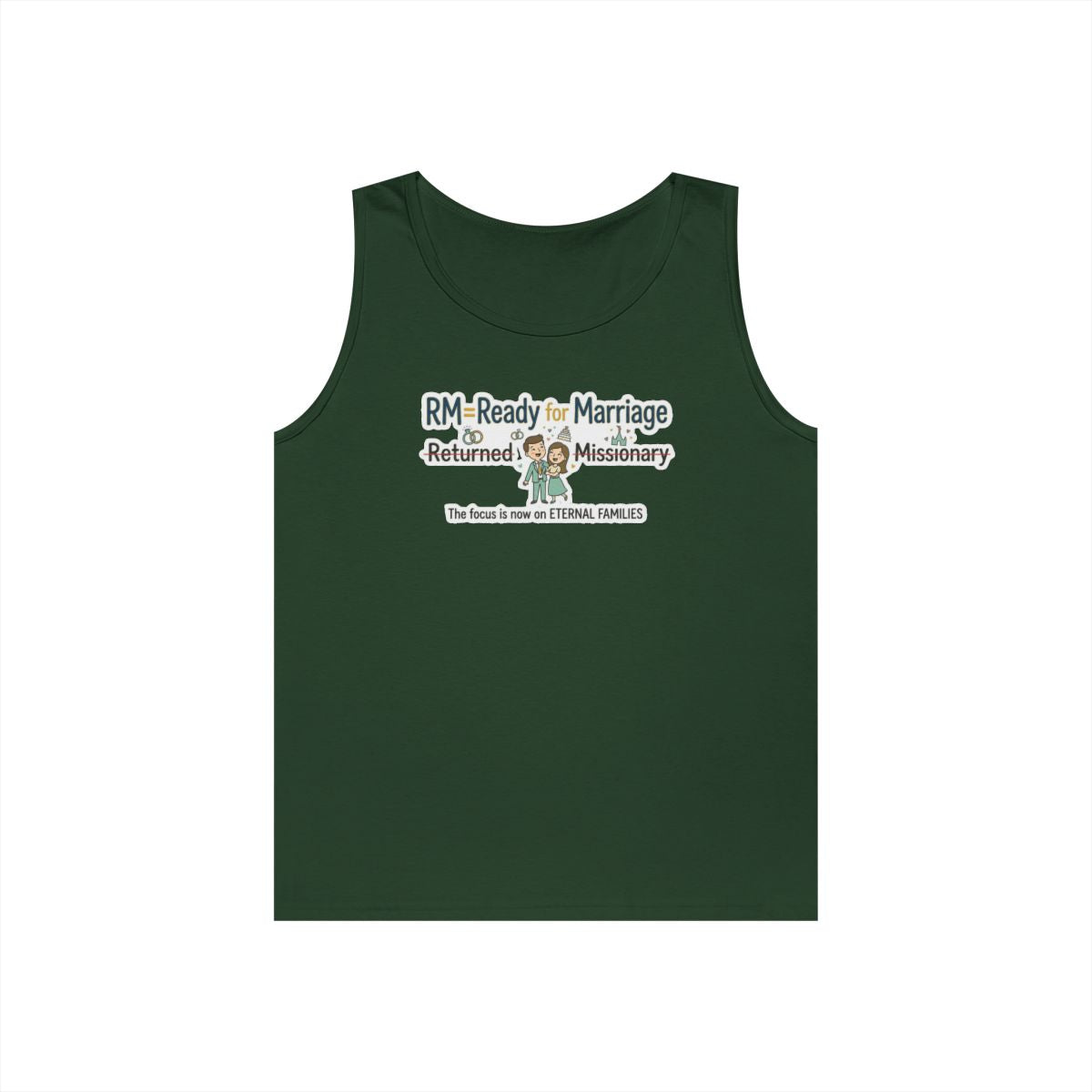 Color: Forest Green | RM=Ready for Marriage Tank Top
