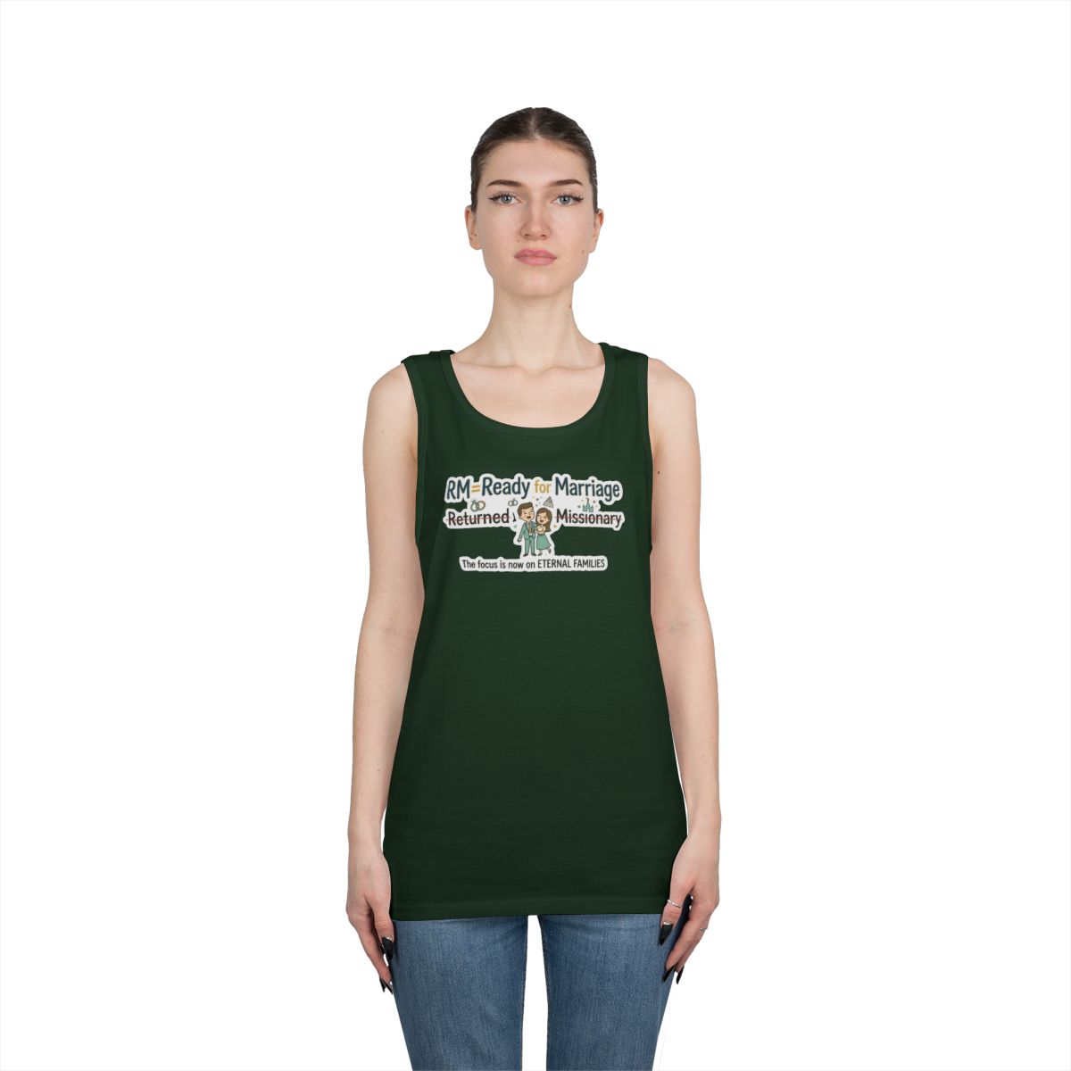 Color: Forest Green | RM=Ready for Marriage Tank Top