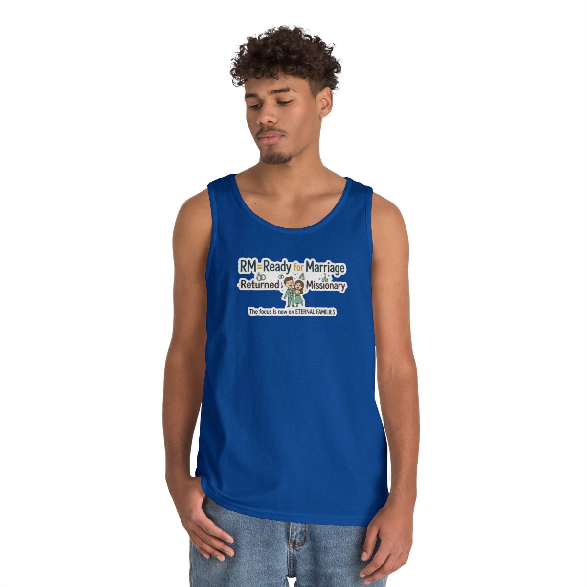 Color: Royal | RM=Ready for Marriage Tank Top